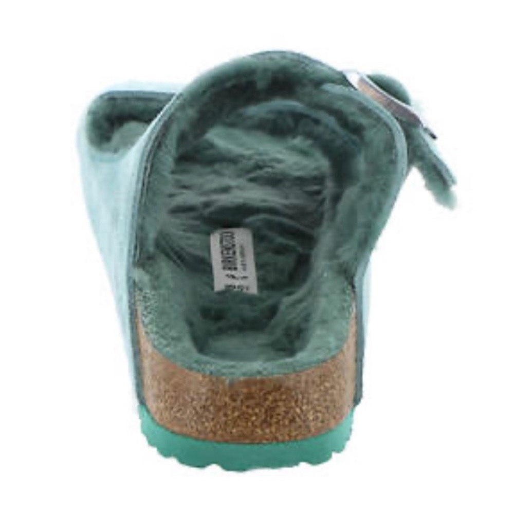 Birkenstock Women’s Arizona Shearling Lined - Color: Beryl - Picture 5 of 9